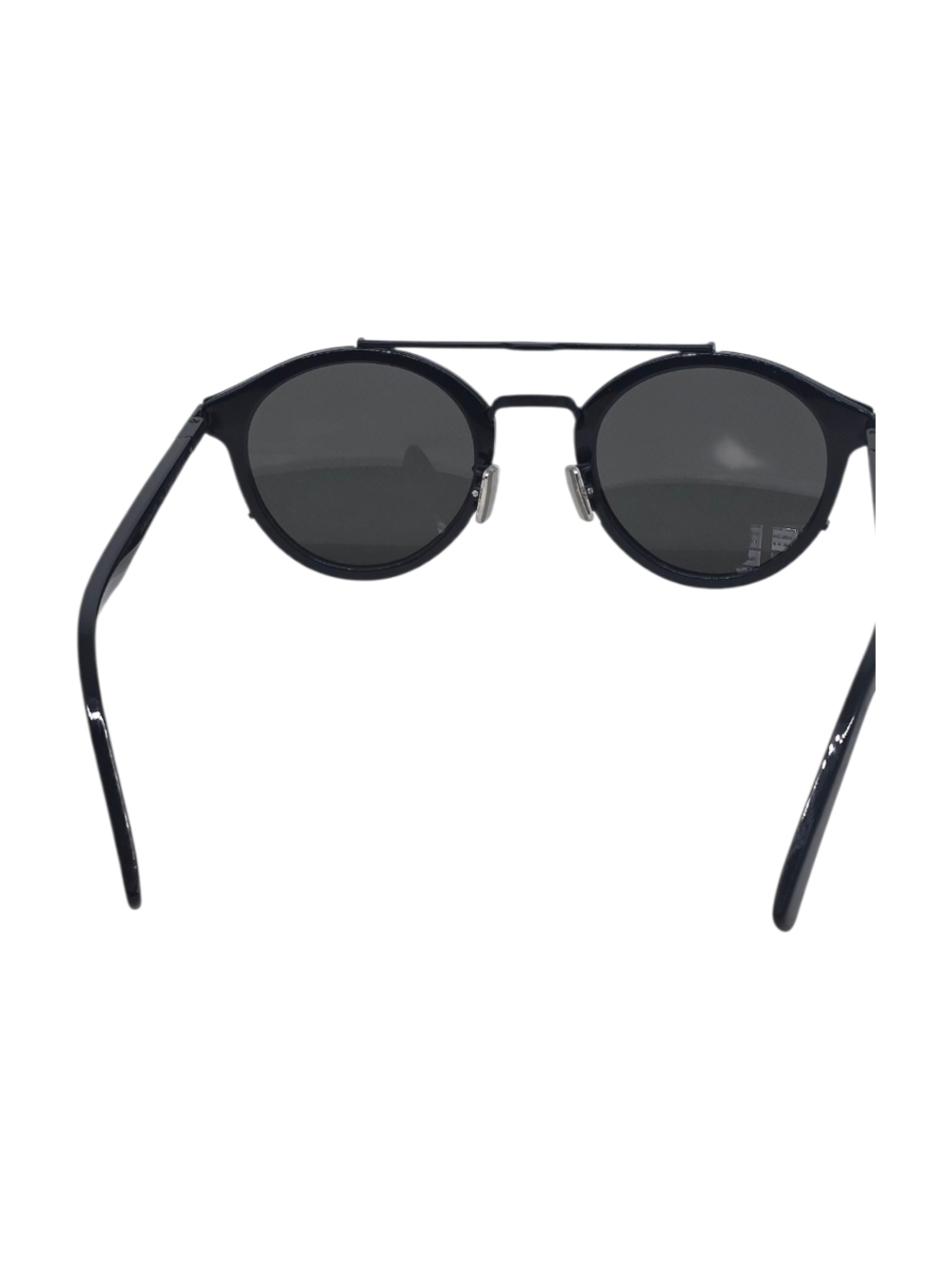 Dior Black Round Sunglasses NEW AUTHENTIC - Picture 5 of 6